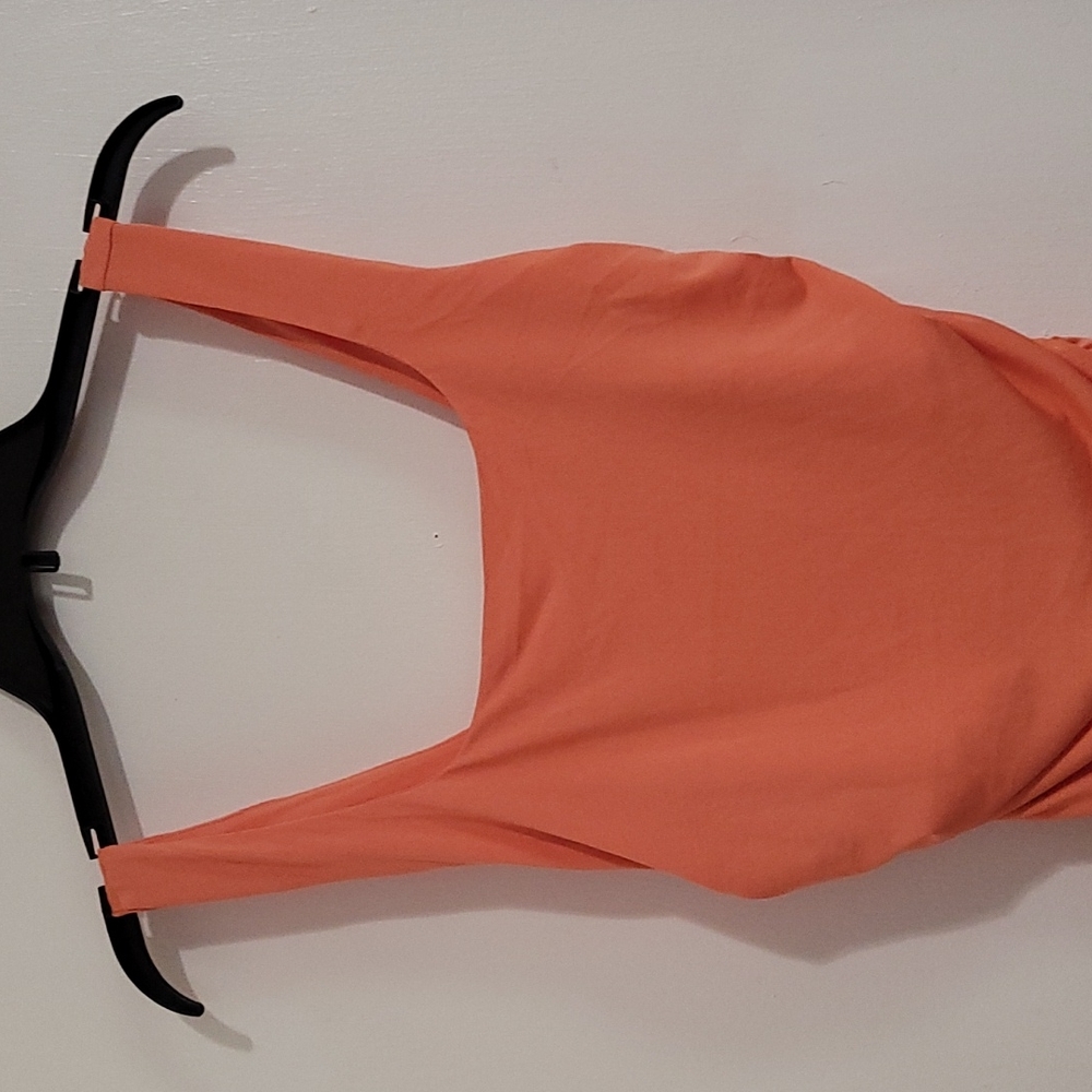 Peach dress
